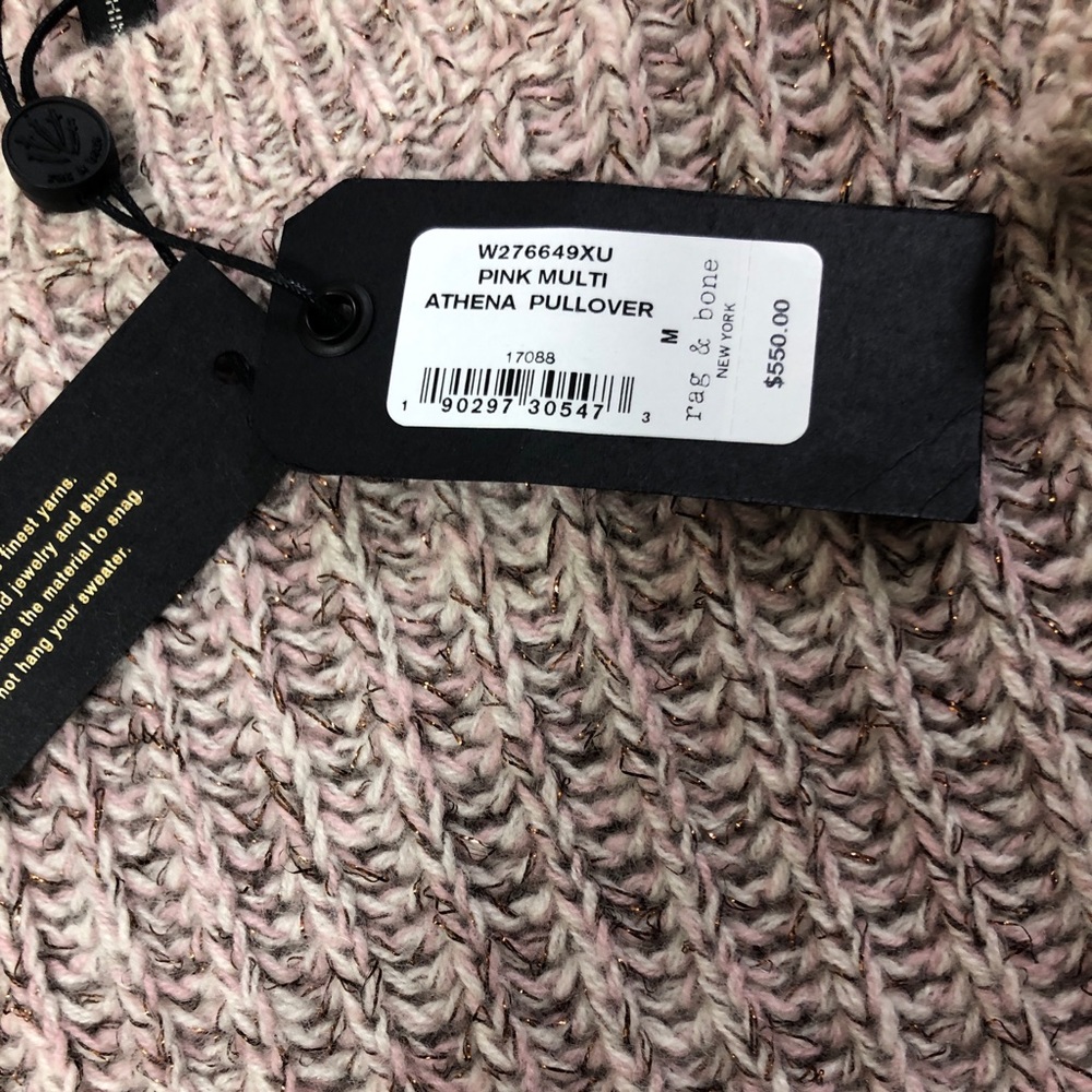 NWT Rag & Bone Athena Oversized Knit Pullover Sweater - Picture 7 of 7
